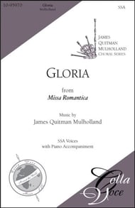 Gloria SSA choral sheet music cover Thumbnail